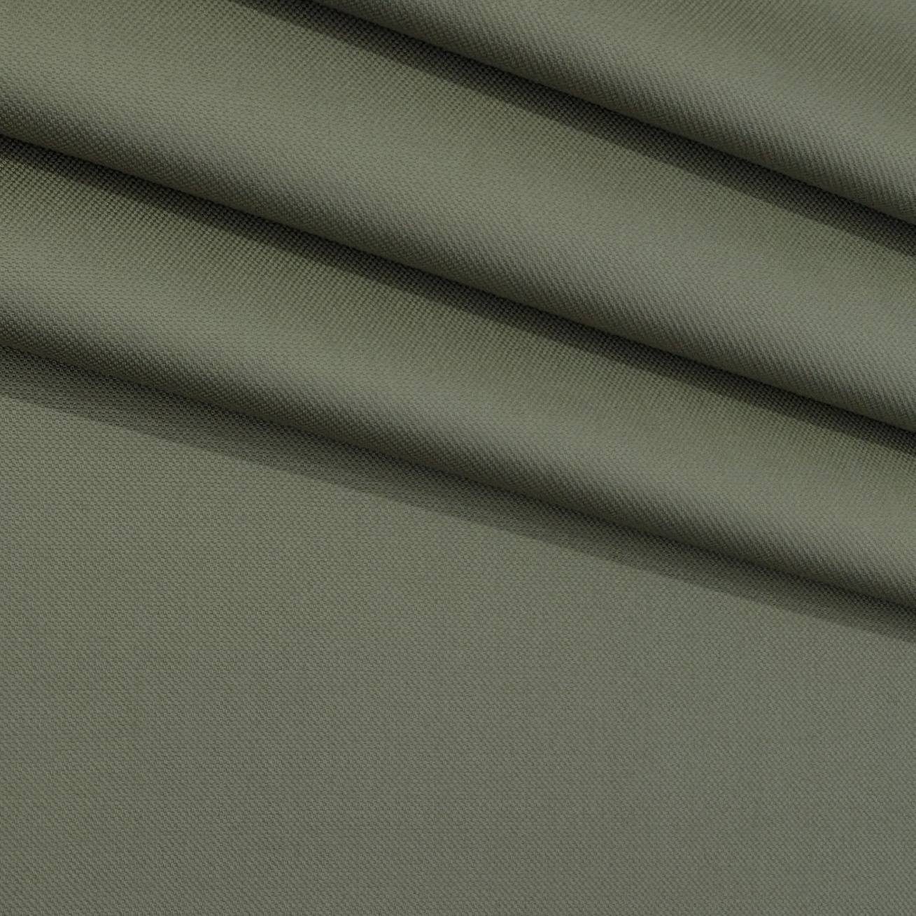 Trouser Fabric Donear Pure Cotton Lycra Textured Colour Swamp Green
